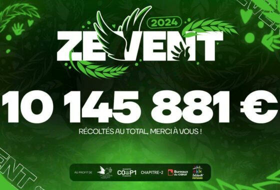 ZEvent 2024 : Un élan de générosité sans précédent pour Les Bureaux du Cœur